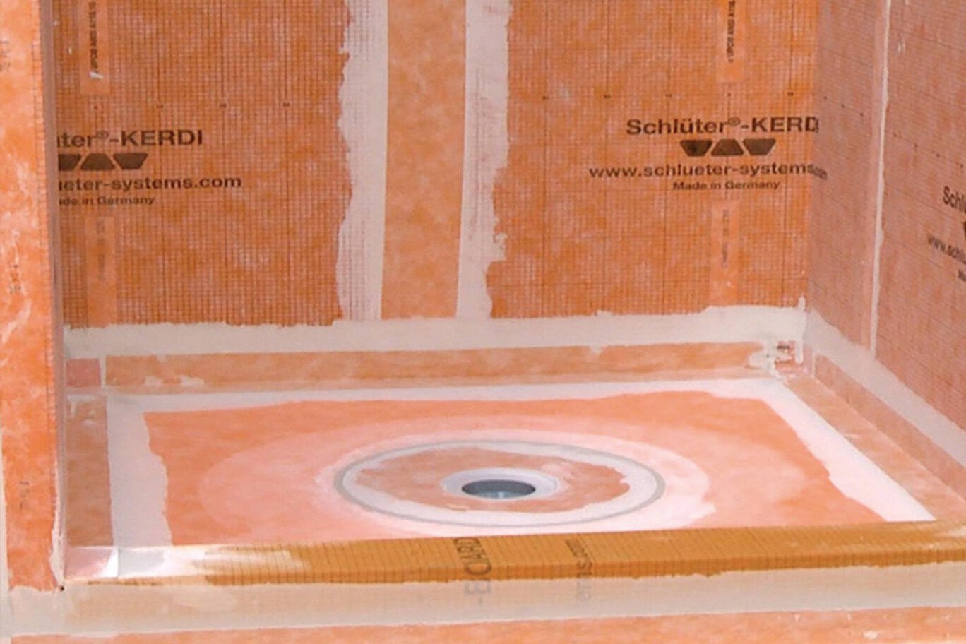 Schluter KERDI waterproofing membrane